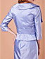  Sheath/Column Spaghetti Straps 3/4 Length Sleeve Knee-length Taffeta Mother of the Bride Dress With A Wrap