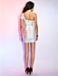  Sheath/Column One Shoulder Short Sleeve Short/Mini Bandage Dress