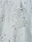  A-line Sweetheart Strapless Chapel Train Organza Wedding Dress