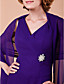  KARLA - Moeder Van De Bruidjurk van Chiffon met Bolero