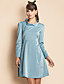  TS VINTAGE Beads Belted Long Sleeve Dress