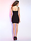  Sheath/Column V-neck Straps Sleeveless Short/Mini Bandage Dress