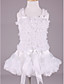  tapas del petti con pettidress a Juego vestido de niña de las flores de gasa
