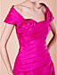  Sheath/Column Off-the-shoulder Floor-length Taffeta Mother Of The Bride Dress
