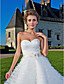  Ball Gown Sweetheart Knee-length Tulle Wedding Dress