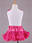  Flowers Tops With Matching PettiDress Set Chiffon Flower Girl Dress