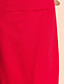  ts v-hals contrasterende kleur spleet maxi jurk