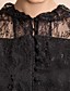 TS VINTAGE Puff Sleeve Lace Maxi Dress