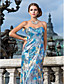  Sheath/Column Sweetheart Floor-length Sequined Evening Dress With Split Front