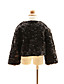  Brilliant satijn met lange mouwen Flower Girl Party / bruiloft jas / wrap met frezen & Pailletten