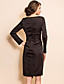  TS Long Sleeve Mesh Front Dress