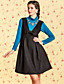  TS VINTAGE Bow Tie Swing Tweed Vest Dress