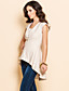  TS Swallow Tail Zipper Sleeveless Tweed Blouse