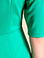  TS Simplicity Round Neck Half Sleeve Pleats Dress(excl.belt)