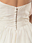  A-line Strapless Chapel Train Kapok Yarn Wedding Dress