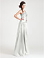  A-line One Shoulder Floor-length Chiffon And Satin Bridesmaid Dress