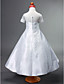  Ball Gown Jewel Floor-length Taffeta Flower Girl Dress