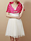  Satin With Rhinestone Clasp Speical Occasion/Wedding Shawl