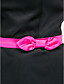  A-line Straps Knee-length Satin Cute Bridesmaid Dress with Removale Straps