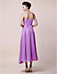  A-line Sweetheart Tea-length Chiffon Mother of the Bride Dress