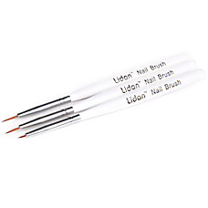  3pcs nail art penselen met een wit ha...