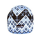 SAMII Jacquard Argyle Knit Beanie Skull Cap Hat-White (0012) (Start From 20 Units)-Free Shipping
