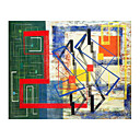 Handmade Modern Art Oil Painting on Canvas With Wood Frame/ High quality (ZS-058)-Free Shipping