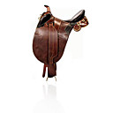 Brown Man-made Leather Horse Saddle imported from Australia (MS037)