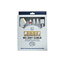 ideo Scart RGB Cable+ S AV Cable For Nintendo Wii(GM215)
