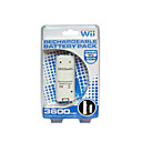 batterie rechargeable (3600mAh) pour wii / manette wii u télécommande (gm236)