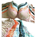 1-Set Women's Embroidered Push Up Bra and Panty Set (YFF068) (Start From 20 Units)Free Shipping