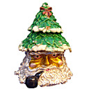 groene kerstboom op het hoofd / trinket een oude man box (QTS-004) (vanaf 10 stuks)