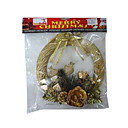 Artificial Christmas Wreath with Flowers (SDBG037) (Start From 100 Units)-Free Shipping