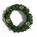 Artificial Christmas Wreath with Pine Cone (SDBG012) (Start From 20 Units)-Free Shipping
