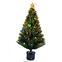 Decorated LED Pine Fiber Potted Christmas Tree,120CM (GQL-001)(Start From 5 Units)-Free Shipping