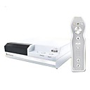 bebê wii / jogo esporte branco vii console / controle remoto 18 jogos