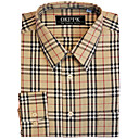 Top Grade Men's Long Sleeve Twill Wrinkle Dress Shirt (QRJ012-2) -Free Shipping by Air Mail