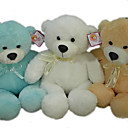 1 pc avec des ours en peluche ruban - bleu / beige / blanc (mr033) (à partir de 5 unités)-Livraison