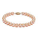 Pink 6.5-7 mm AA Freshwater Pearl Bracelet (DSZZ083) (Start From 5 Units) -Free Shipping