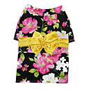 Beautiful Floral Kimono Dog Dress -Black (BV062-BLACK)