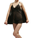 ropa interior de encaje rosa babydoll camisa (lrb2086)
