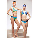 Sexy Hawaiian Floral Two Piece Halter Bikini Swimwear (YZ8584)