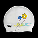 Brand New SPURT White Silicone Swim Swimming Caps (KYF032)