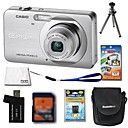 Casio EXILIM EX-Z80 8.3MP Digital Camera + 2GB SD Card + Extra Battery + 6 Bonus