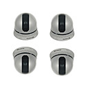 4 x 1 / 4 de pulgada fuerte cámaras domo ccd cable con adaptador de CA (szq292) (inicio de 4 unidades)