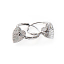 Fashion Heart Sterling Silver Earring - Silver Earring 10517 (SZY463)