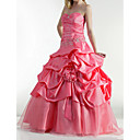 robe boule chérie parole longueur appliques taffeta robe de soirée / robe de bal (hsx1082)