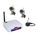 2.4GHZ Four Channel Remote Wireless Receiver with 3x Wireless Camera