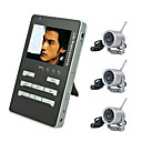 2.5" TFT 2.4GHZ Four Channel MP4 Baby Monitor Kit with 3x Night Vision wireless Camera