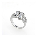 Elegant Design Cubic Zirconia Ring - Cubic Zirconia Ring 81018 - 02 (SZY841)